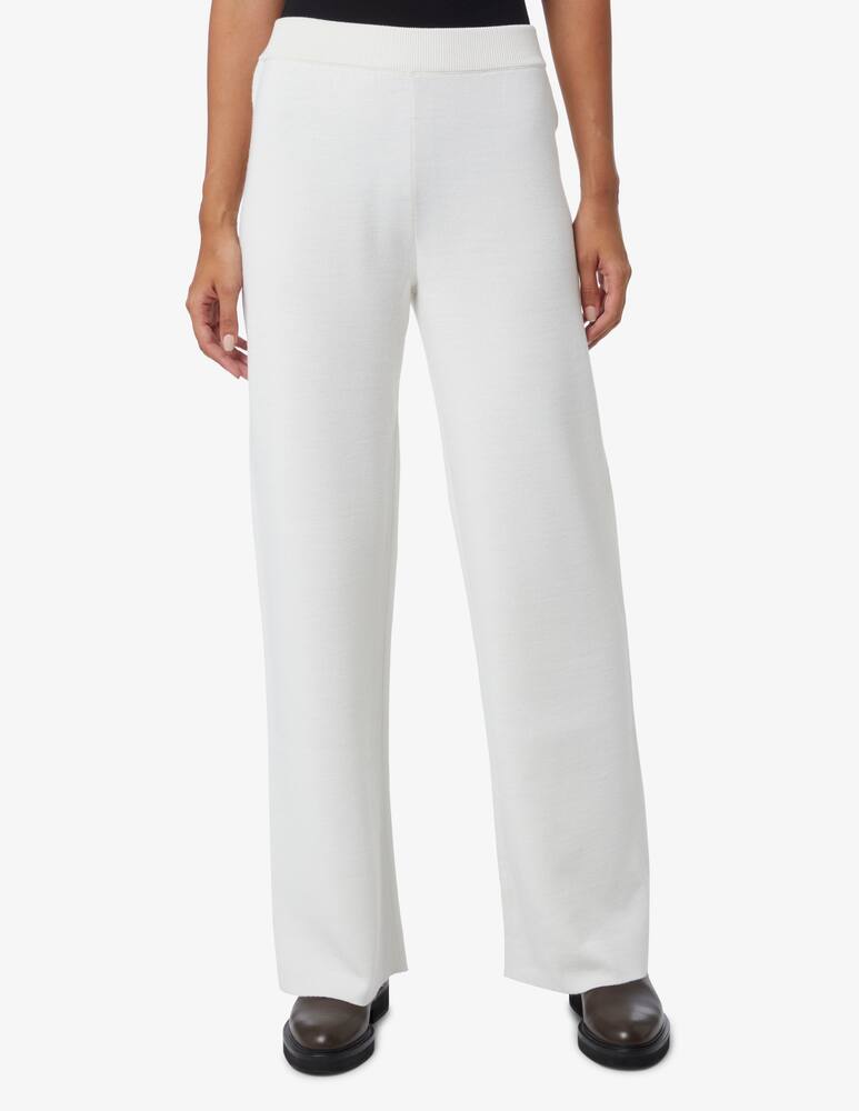 rinascente SEVENTY Wool blend palazzo trousers - White