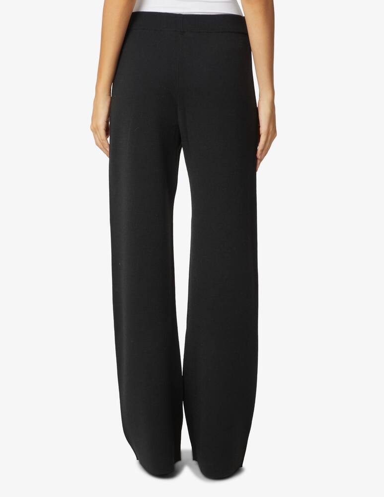 rinascente SEVENTY Wool blend palazzo trousers - Black