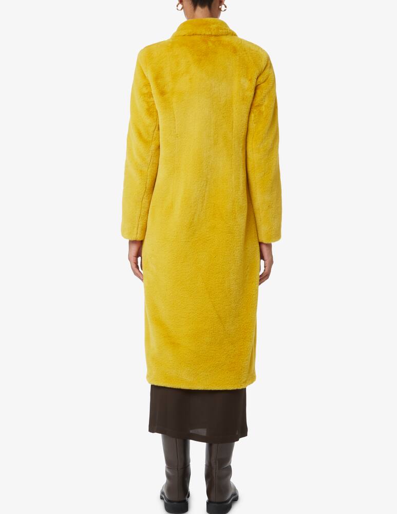 rinascente SEVENTY Cappotto doppiopetto in ecolapin - Giallo