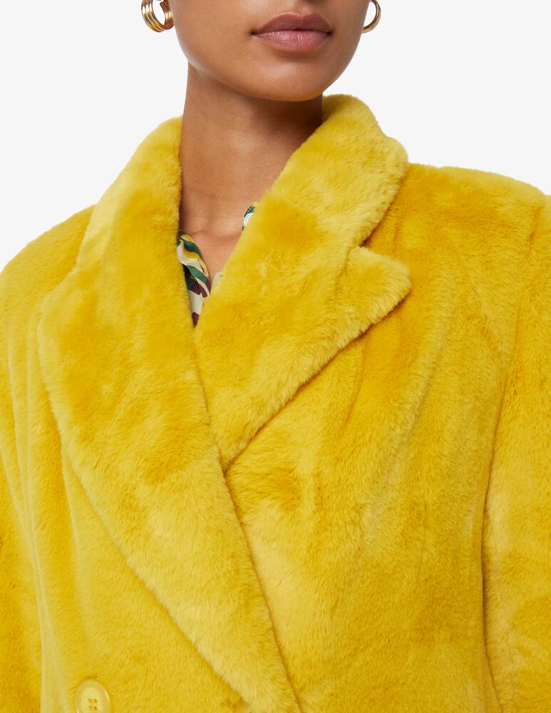 rinascente SEVENTY Cappotto doppiopetto in ecolapin - Giallo