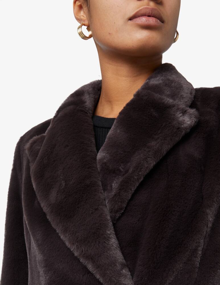 rinascente SEVENTY Cappotto doppiopetto in ecolapin - Marrone