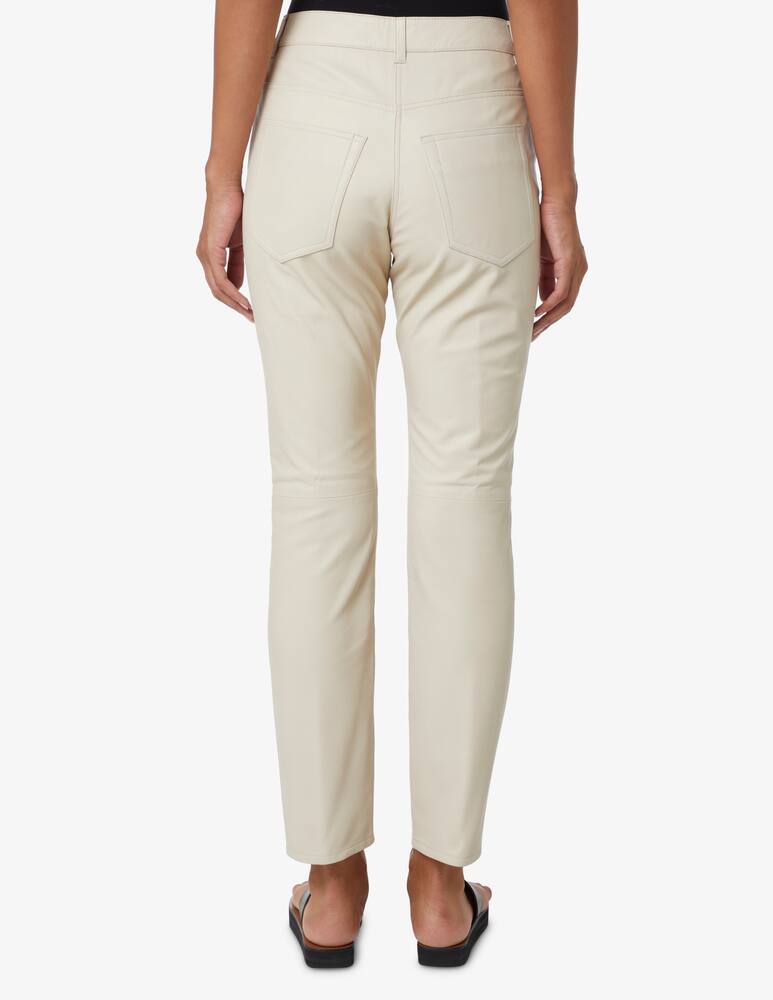 rinascente SEVENTY Pantaloni chino in pelle - Bianco