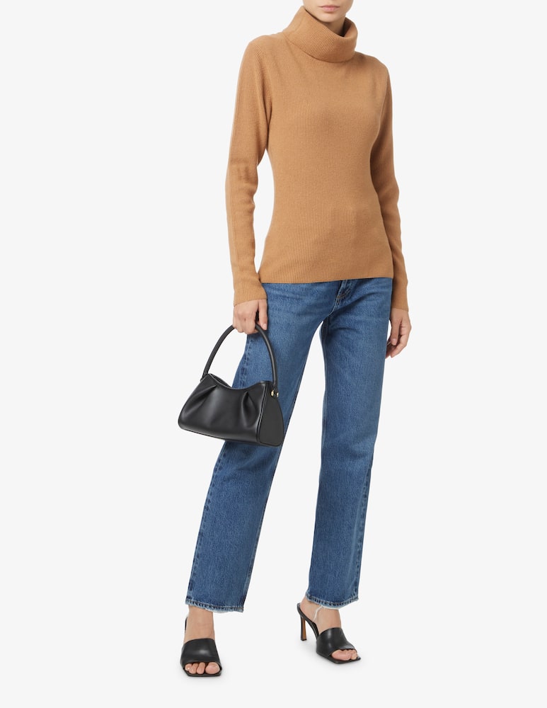 rinascente SEVENTY Dolcevita in misto lana con costa inglese - Beige