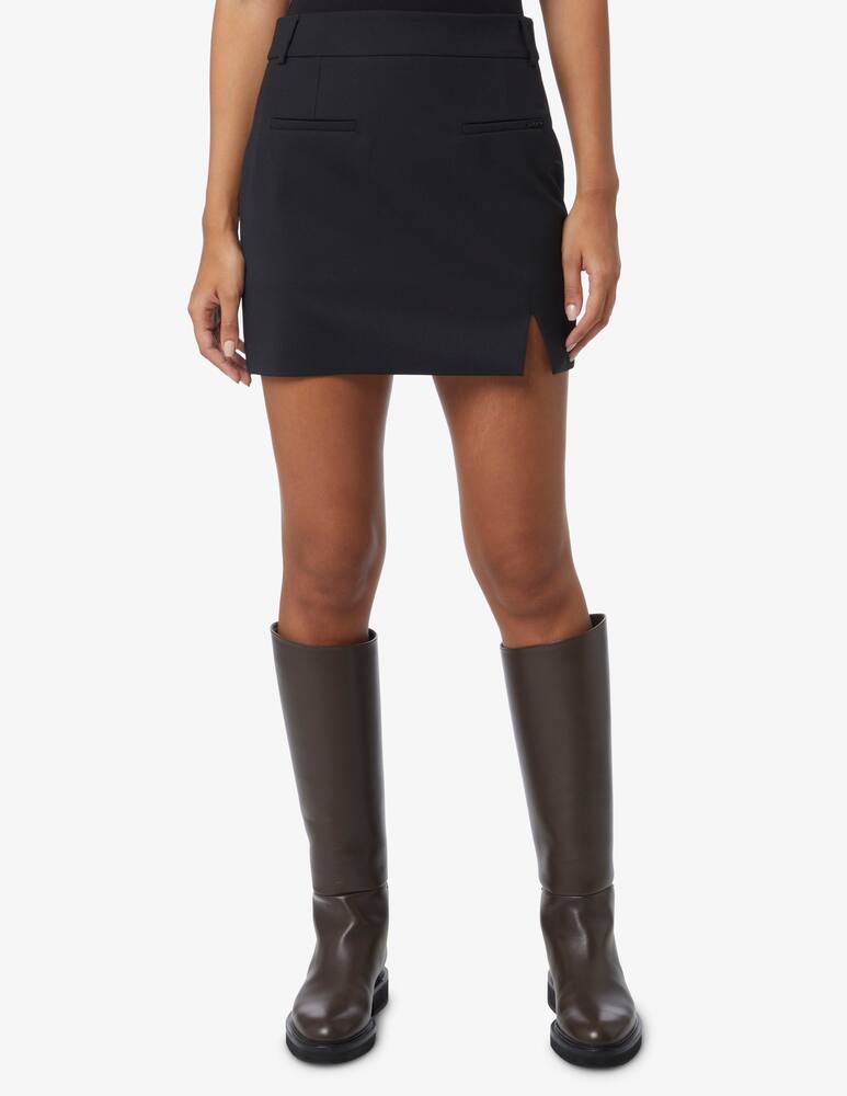 rinascente SEVENTY Gonna mini in misto lana - Nero