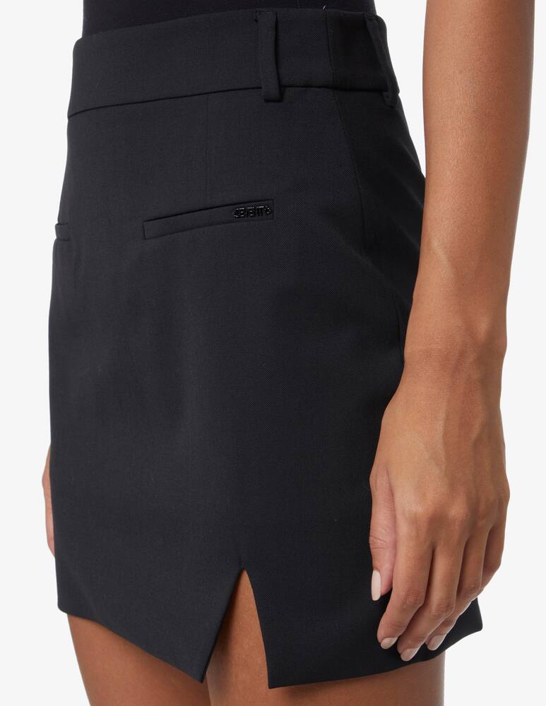 rinascente SEVENTY Gonna mini in misto lana - Nero