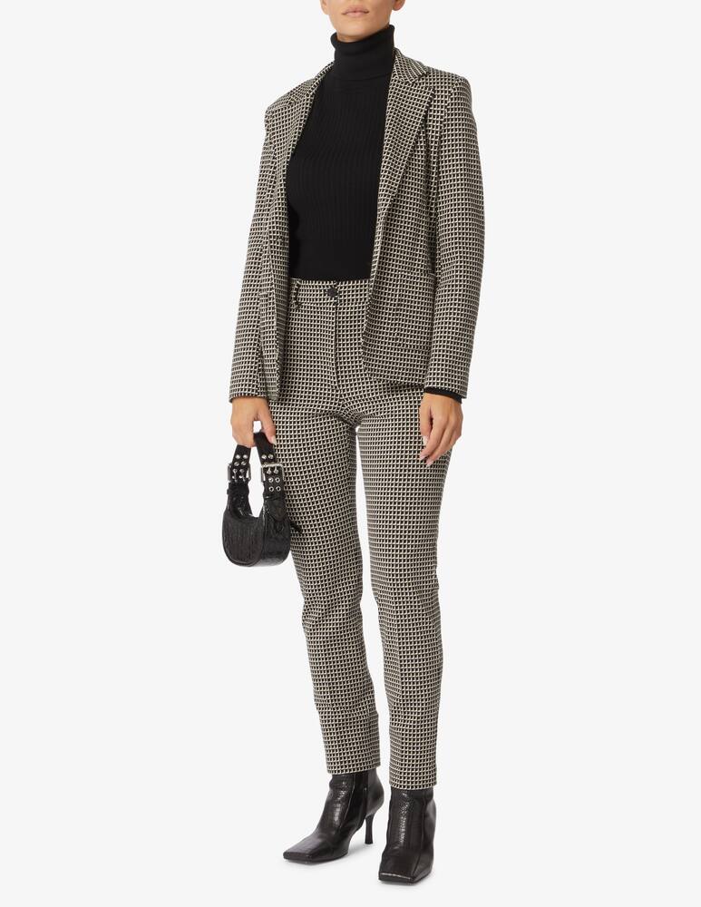 rinascente SEVENTY Jacquard knit blazer jacket - Black