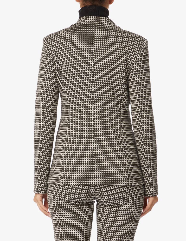 rinascente SEVENTY Jacquard knit blazer jacket - Black