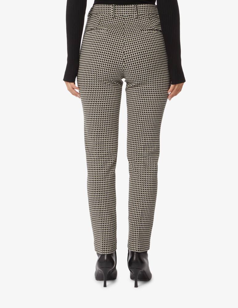 rinascente SEVENTY Pantaloni chino in viscosa con stampa geometrica - Nero