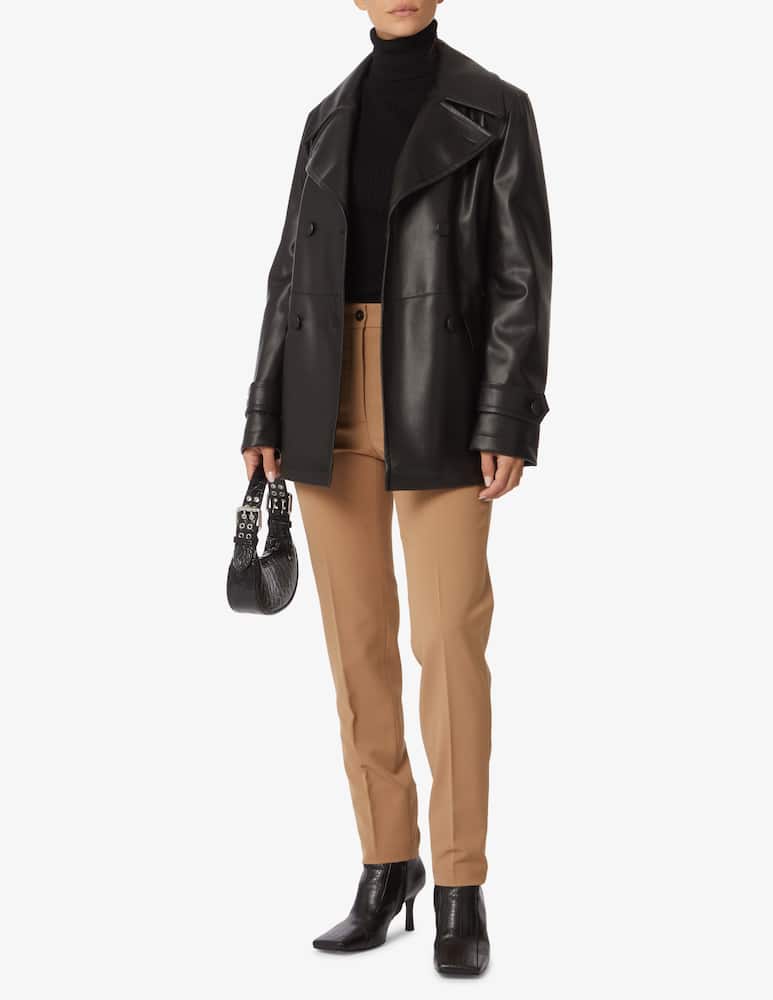 rinascente SEVENTY Wool blend cigaretta trousers - Beige