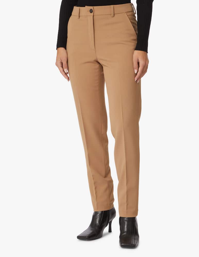 SEVENTY Pantaloni a sigaretta in frescolana - Beige - immagine 1 SEVENTY Pantaloni a sigaretta in frescolana - Beige - immagine 1