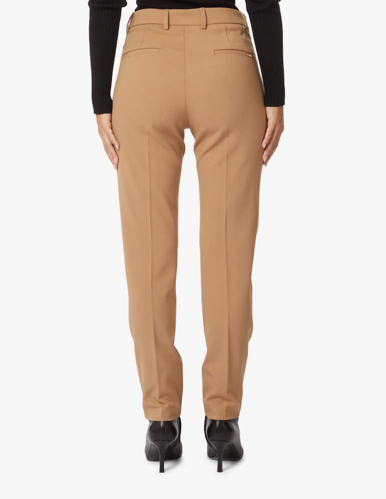 SEVENTY Pantaloni a sigaretta in frescolana - Beige - immagine 3 SEVENTY Pantaloni a sigaretta in frescolana - Beige - immagine 3