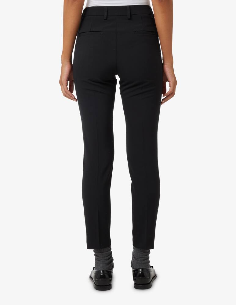 rinascente SEVENTY Pantaloni a sigaretta in frescolana - Nero