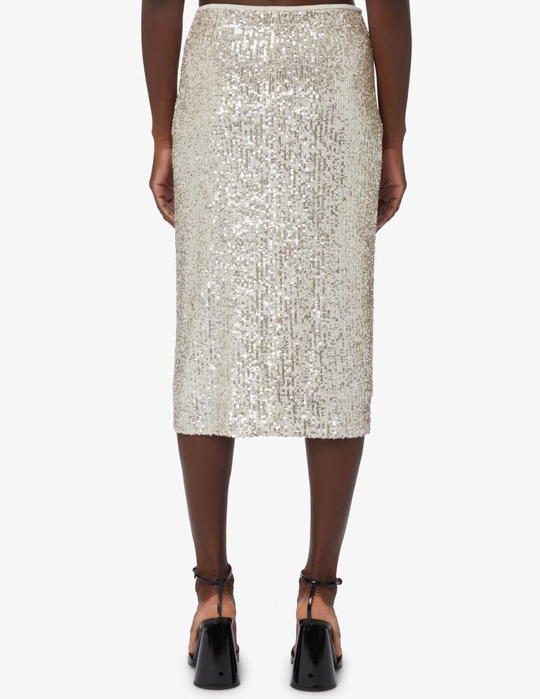 rinascente SEVENTY Gonna in tulle ricamata con paillettes - Argento