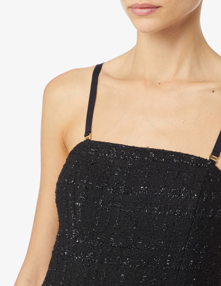 rinascente SEVENTY Abito lurex intrecciato - Nero