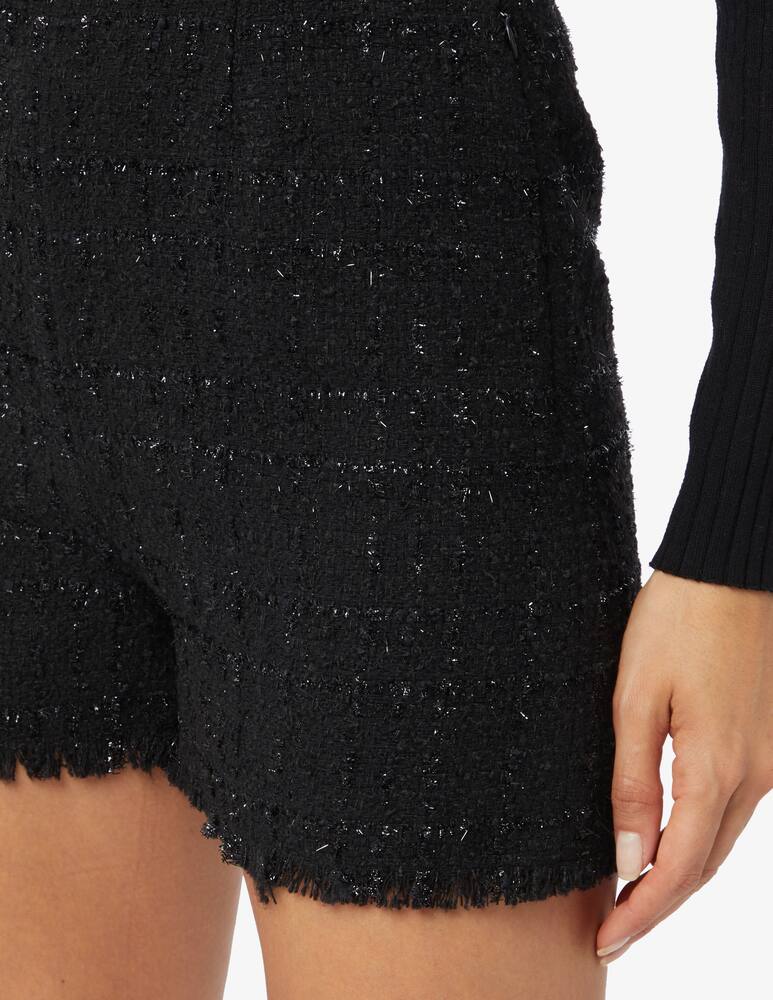 rinascente SEVENTY Pantaloncino intrecciato lurex - Nero