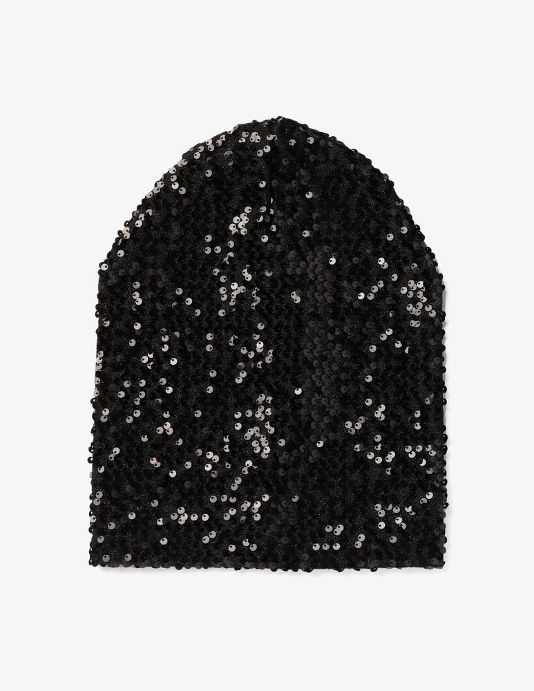 rinascente SEVENTY Hat embroidered with sequins - Black