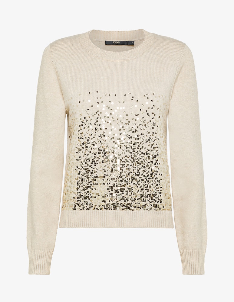 SEVENTY maglione con paillettes - immagine 1 SEVENTY maglione con paillettes - immagine 1