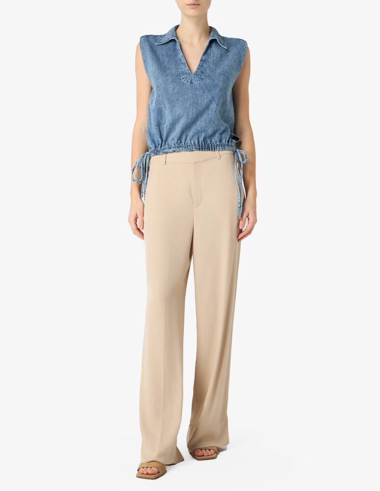 rinascente SEVENTY Canotta in denim Bowling