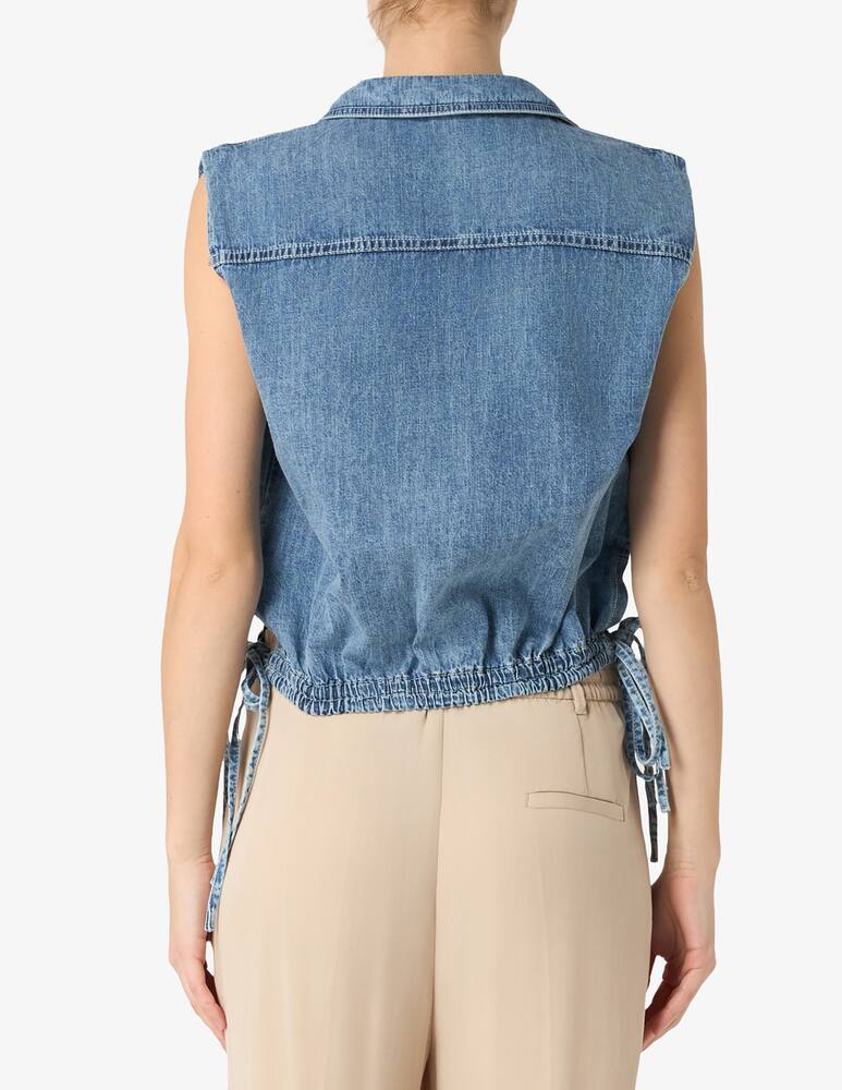 rinascente SEVENTY Canotta in denim Bowling