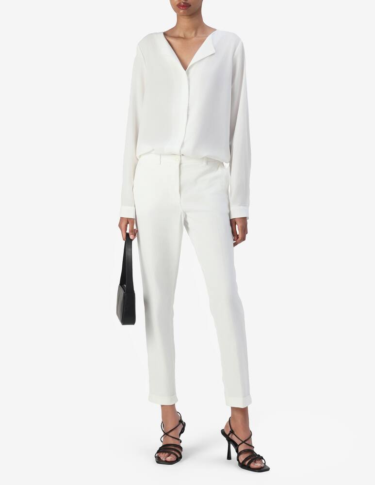 rinascente SEVENTY Pantaloni sigaretta gabardina