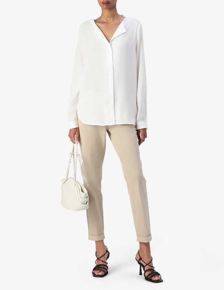 rinascente SEVENTY Pantaloni sigaretta gabardina