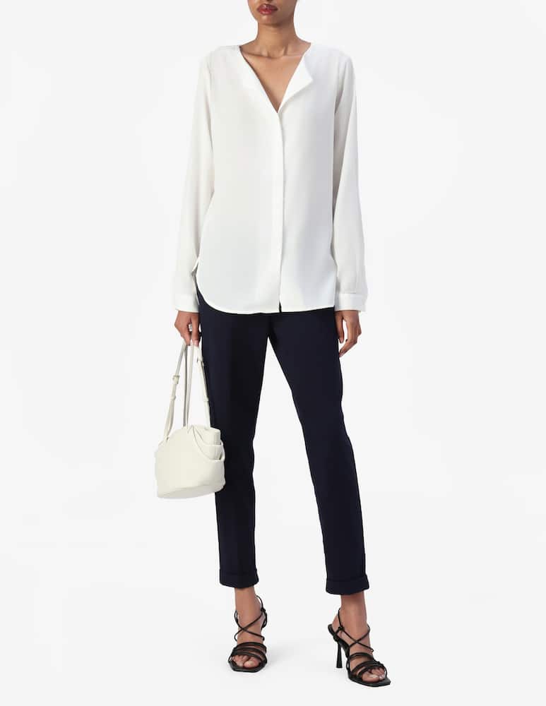 rinascente SEVENTY Pantaloni sigaretta gabardine