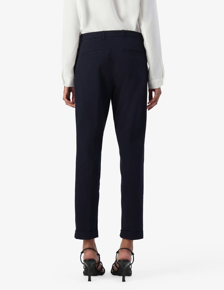 rinascente SEVENTY Pantaloni sigaretta gabardine