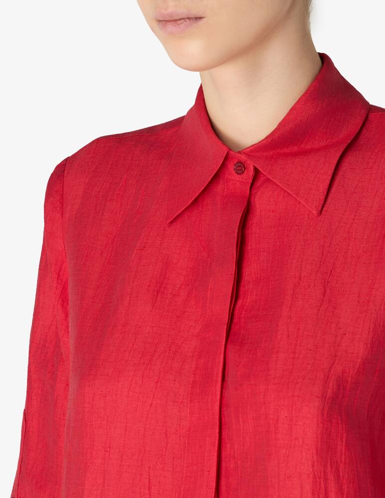 rinascente SEVENTY Camicia lino increspato