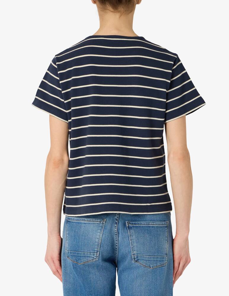SEVENTY Striped piquet t-shirt - picture 3 SEVENTY Striped piquet t-shirt - picture 3