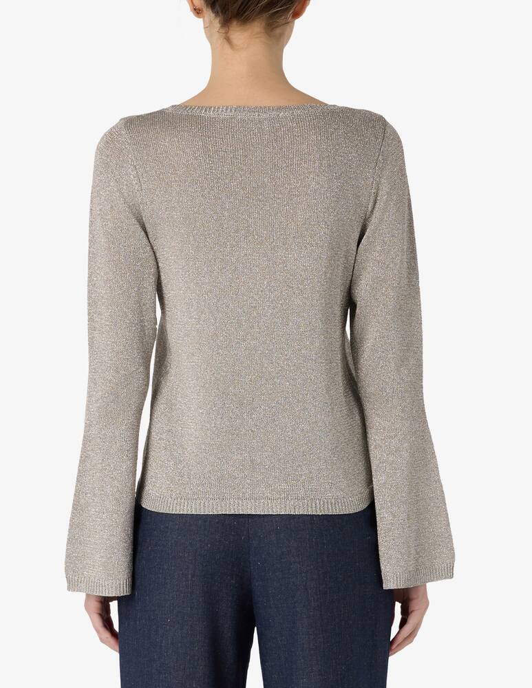 rinascente SEVENTY Lurex boatneck jumper