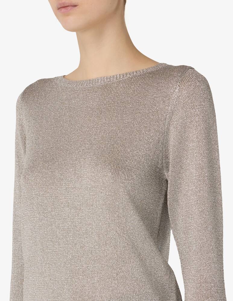 rinascente SEVENTY Lurex boatneck jumper