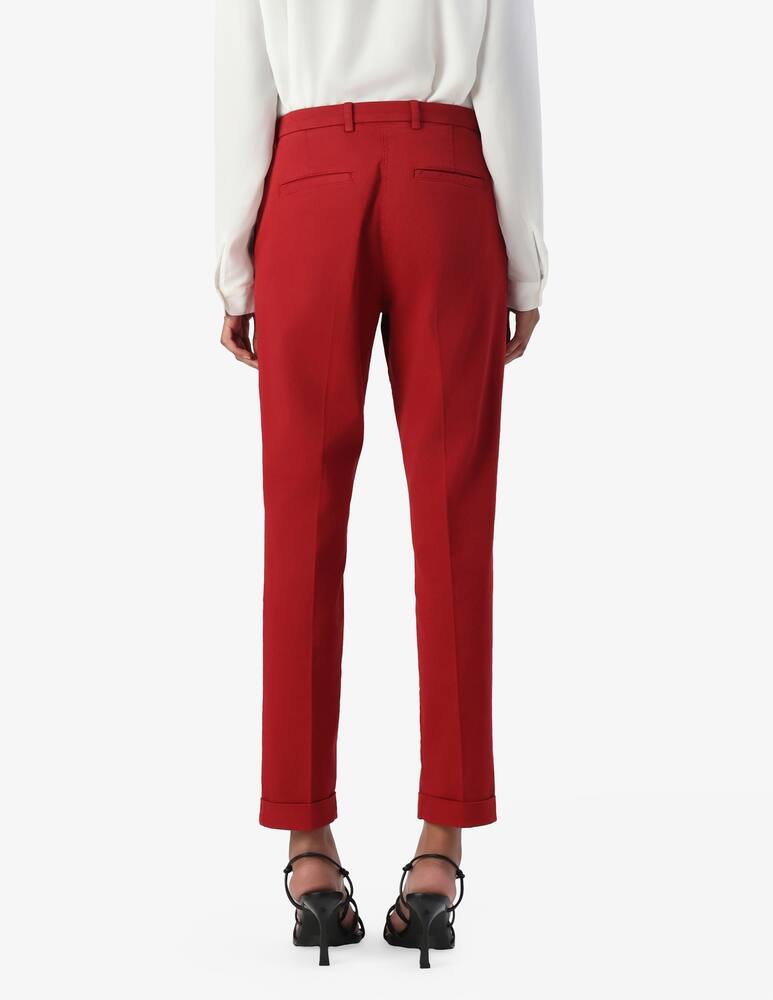 rinascente SEVENTY Pantaloni sigaretta gabardine