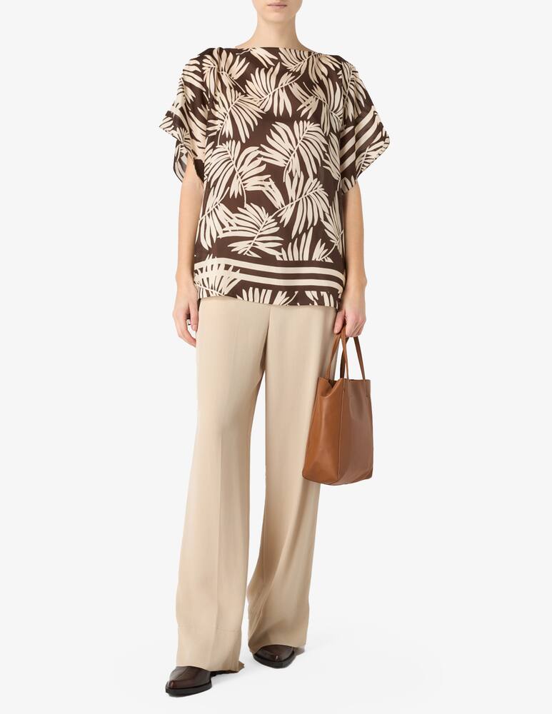 rinascente SEVENTY Poncho silk pattern