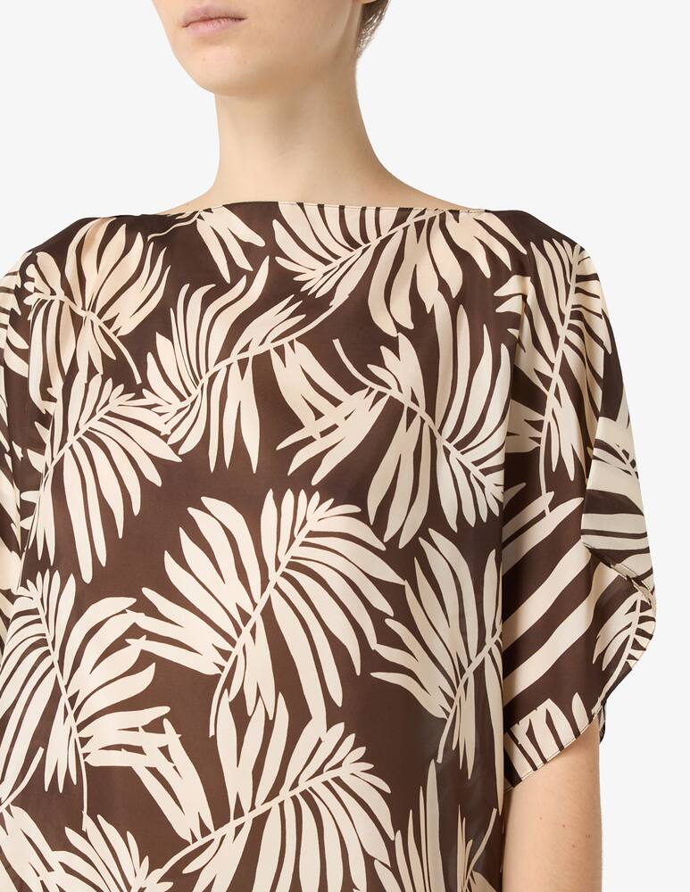 rinascente SEVENTY Poncho silk pattern