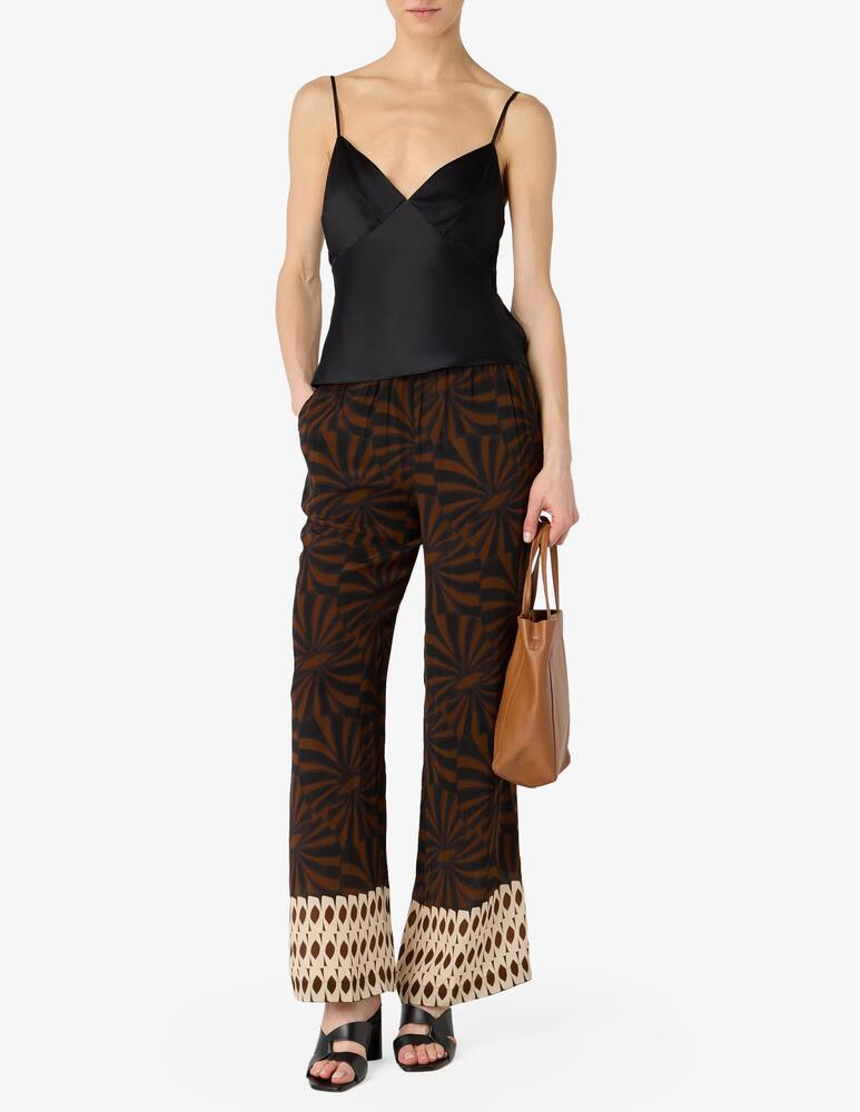 rinascente SEVENTY Foliage print trousers