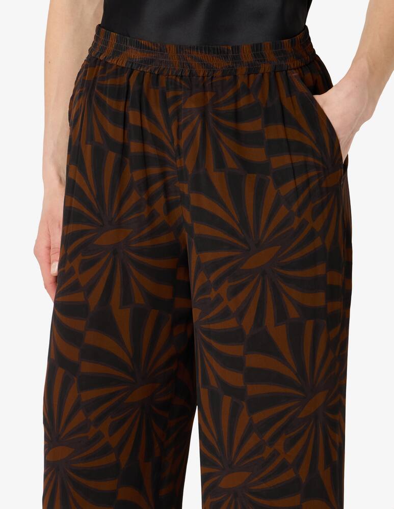 rinascente SEVENTY Foliage print trousers
