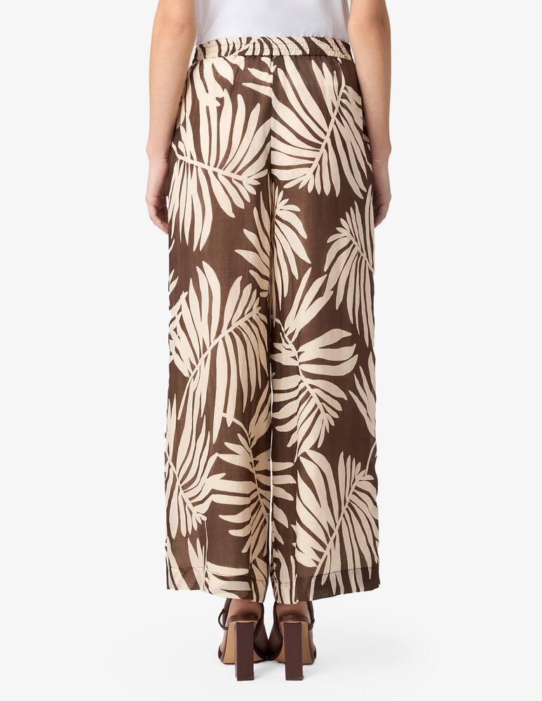 rinascente SEVENTY Palma print trousers