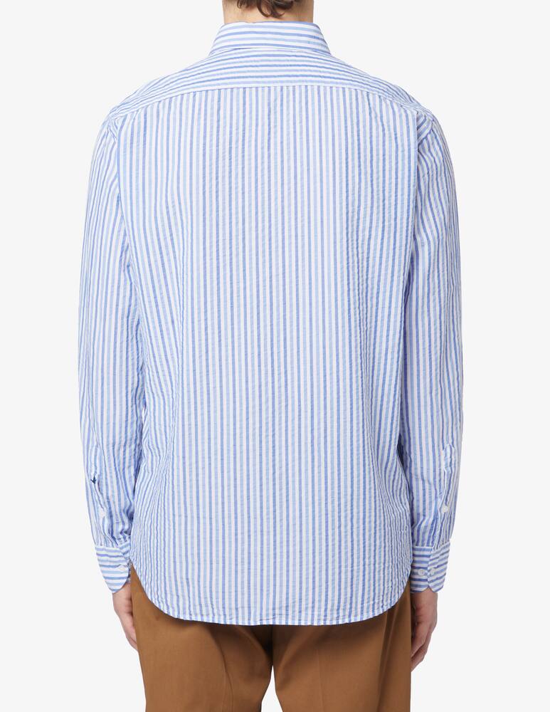 rinascente Brooksfield Seersucker striped shirt 