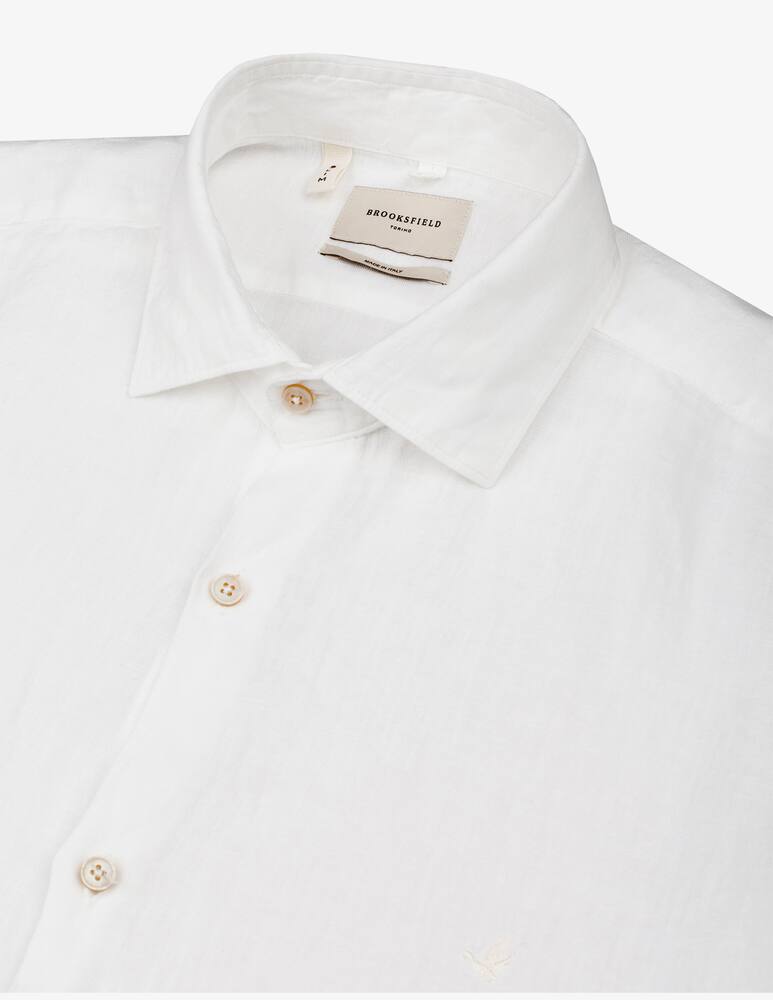 rinascente Brooksfield Linen spread shirt