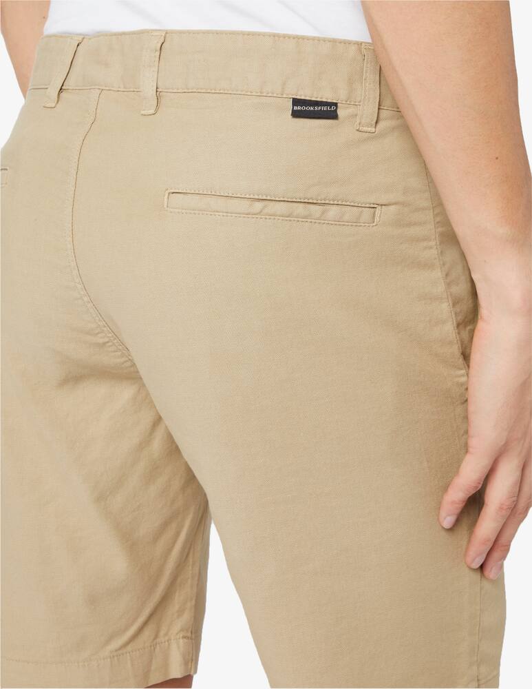 rinascente Brooksfield Bermuda chino slim cotone e lino