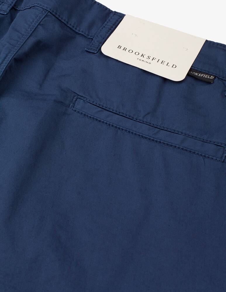 rinascente Brooksfield Bermuda chino slim fit gabardina tinto capo