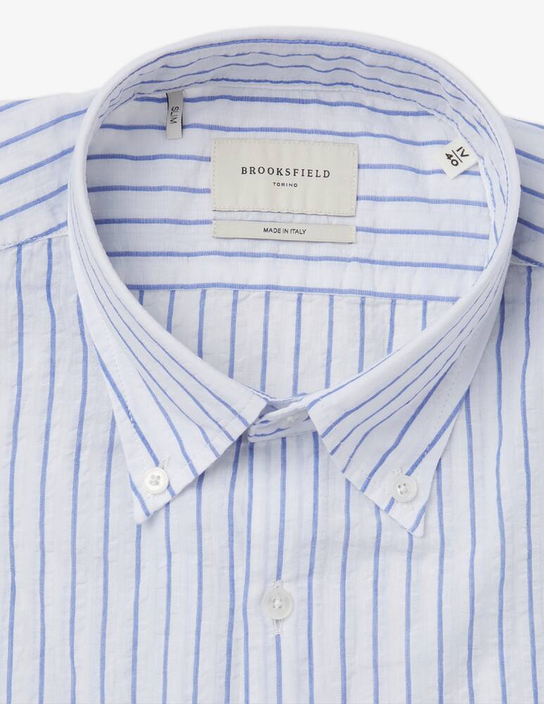 rinascente Brooksfield Camicia spread seersucker righina