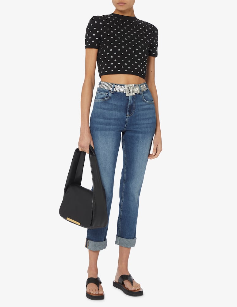 Liu Jo Jeans a vita alta e gamba dritta - immagine 2 Liu Jo Jeans a vita alta e gamba dritta - immagine 2