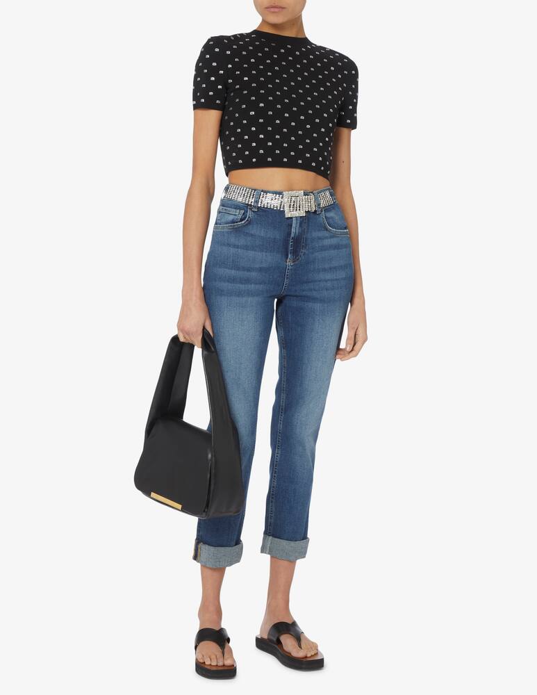 rinascente Liu Jo High rise straight leg jeans