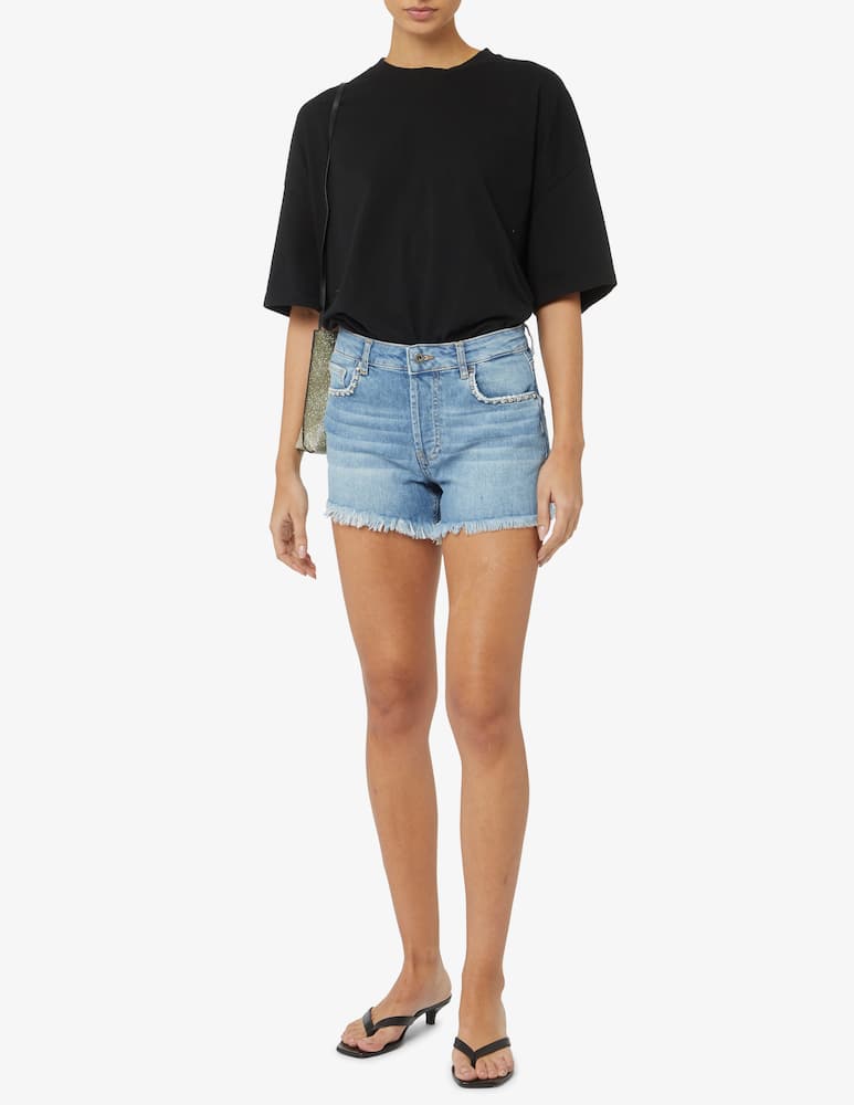 rinascente Liu Jo High rise denim shorts