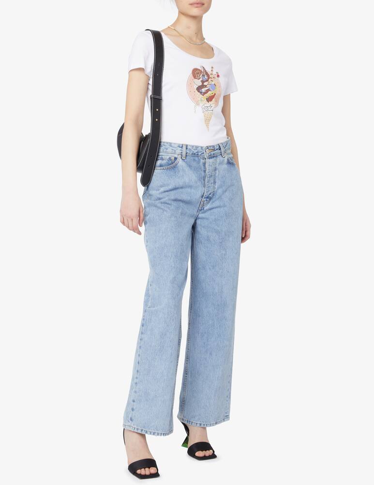 rinascente Liu Jo T-shirt in cotone rilievo