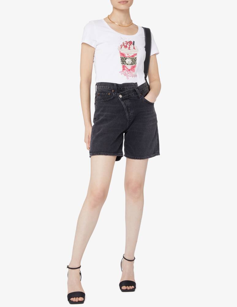 rinascente Liu Jo Embossed cotton t-shirt