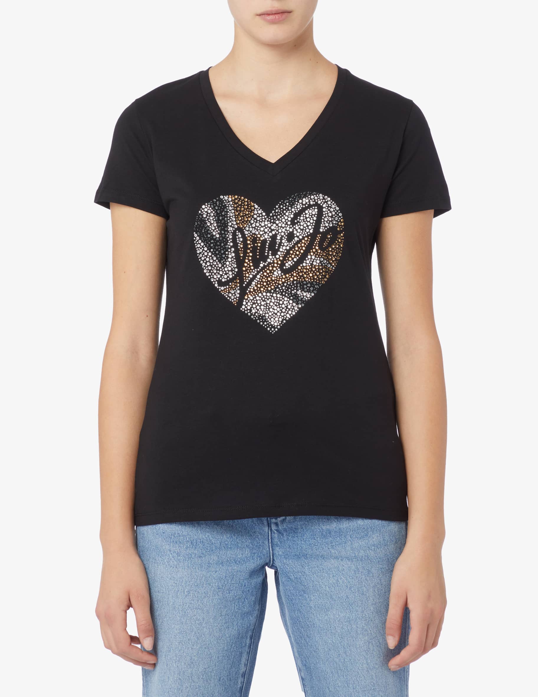 T-Shirt Liu Jo in maglia con ricami uomo