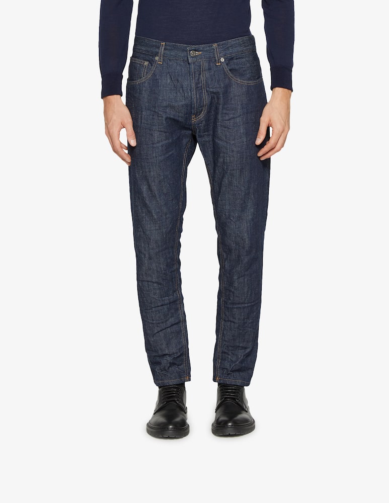 Dondup Pantalone dian carrot blu scuro - immagine 1 Dondup Pantalone dian carrot blu scuro - immagine 1