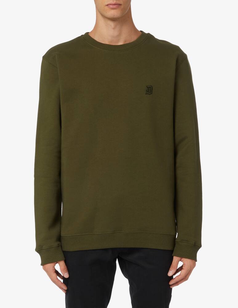 rinascente Dondup Felpa girocollo loghino ricamato